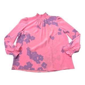 Tucker Stella Top Taffy Lilac Love Duet 16mm Silk Crepe de Chine NEW M